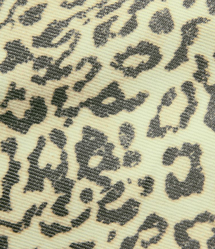 Lässiger Minirock in A-Linie mit hohem Bund, Seitentaschen und Leopardenmuster