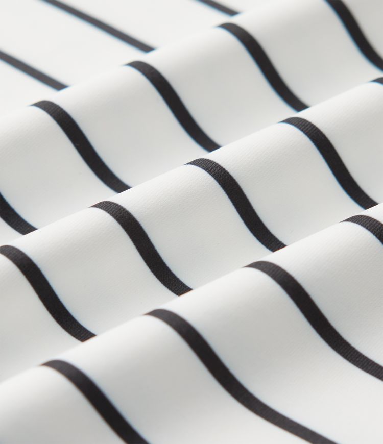 One shoulder Short Sleeve Stripe Casual T-Shirt