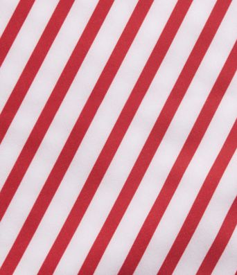 High Waisted Stripe Midi Casual Skirt with Pockets