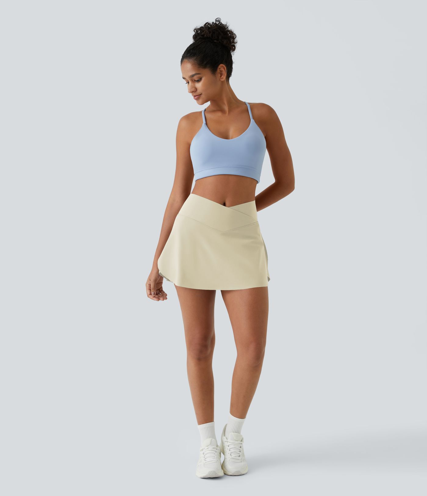 Everyday Softlyzero™ Airy Crossover 2-in-1-Mini-Tennisrock mit Seitentaschen-Lucid