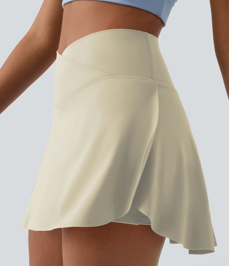 Everyday Softlyzero™ Airy Crossover 2-in-1-Mini-Tennisrock mit Seitentaschen-Lucid