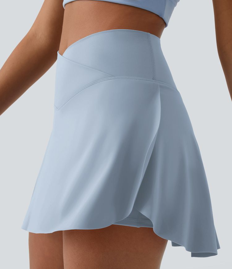 Everyday Softlyzero™ Airy Crossover 2-in-1-Mini-Tennisrock mit Seitentaschen-Lucid