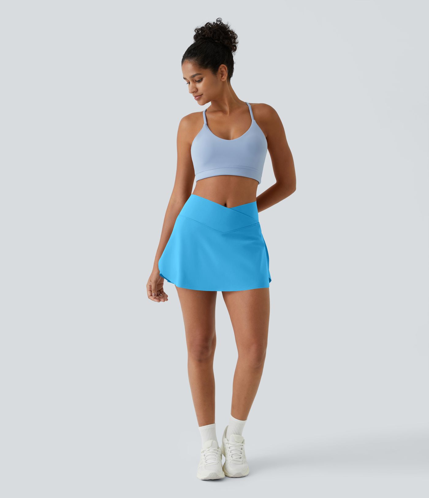 Everyday Softlyzero™ Airy Crossover 2-in-1-Mini-Tennisrock mit Seitentaschen-Lucid