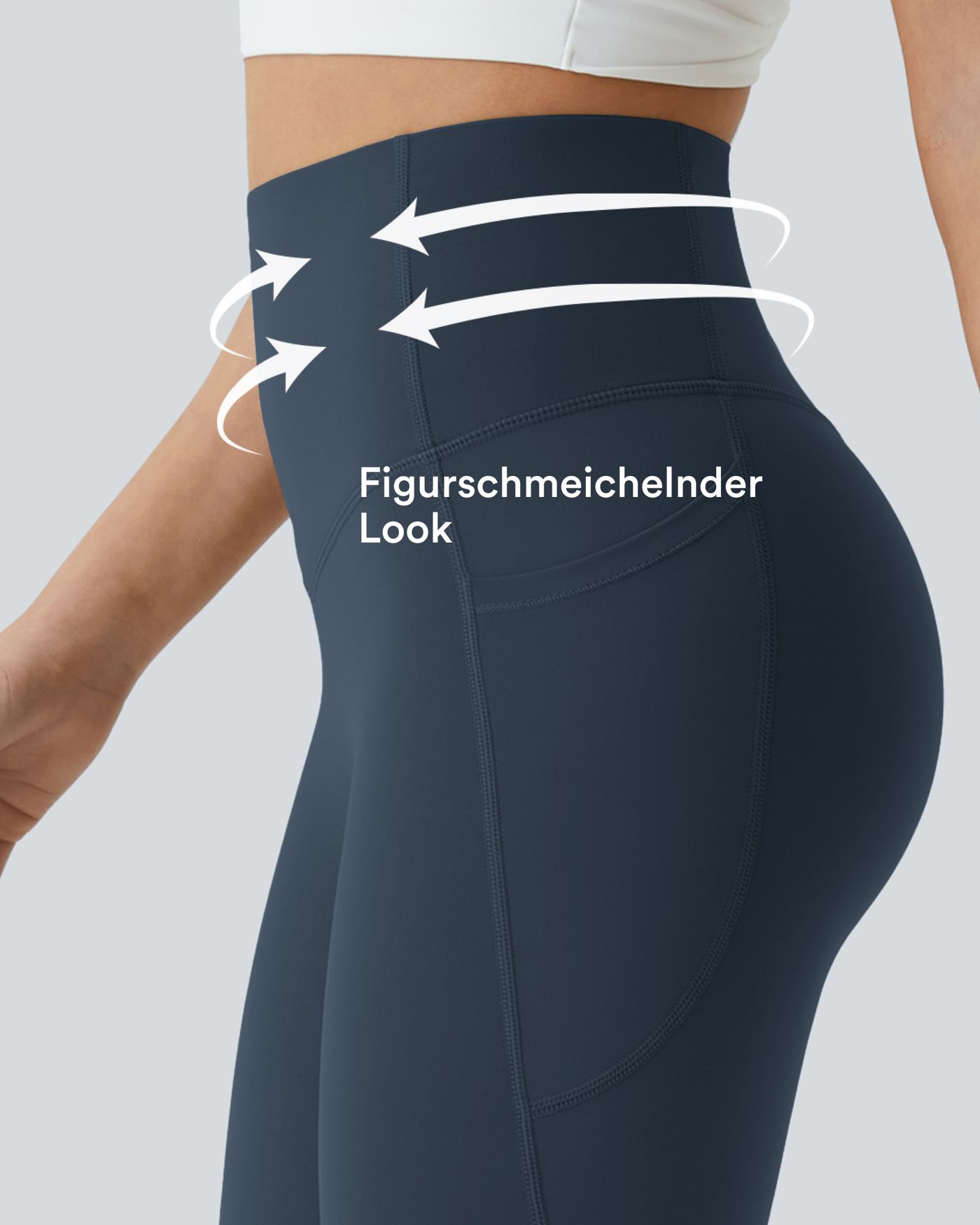 Halara UltraSculpt™ SoCinched leggings de yoga bootcut de cintura alta con control de abdomen y bolsillos moldeadores