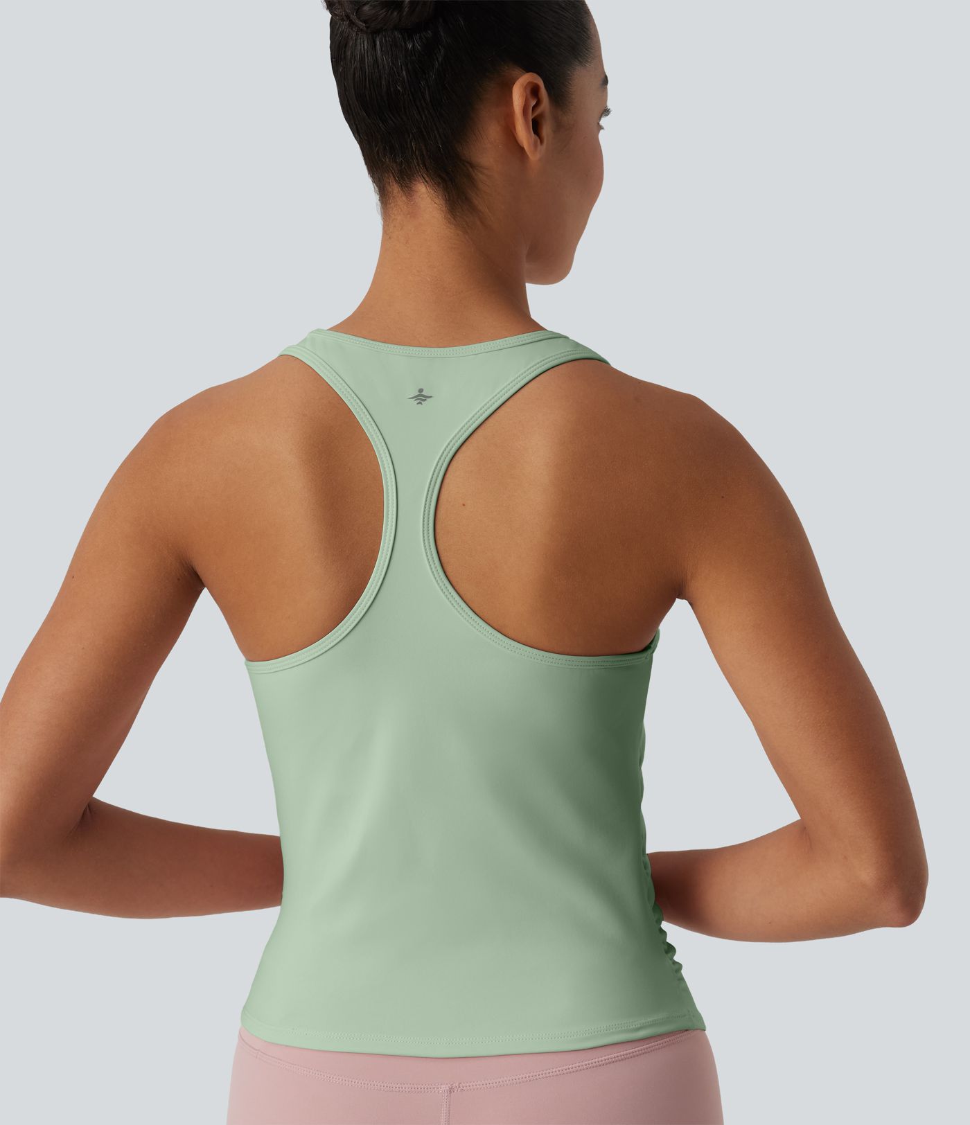 SoftlyZero™ Round Neck Racerback Cool Touch Yoga Tank Top