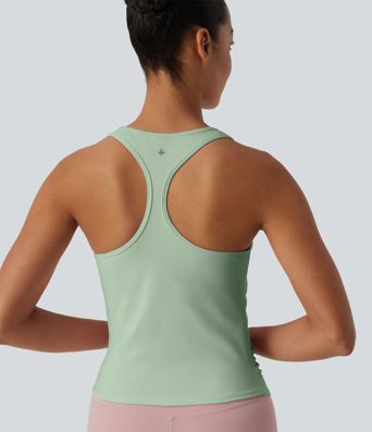 SoftlyZero™ Round Neck Racerback Cool Touch Yoga Tank Top