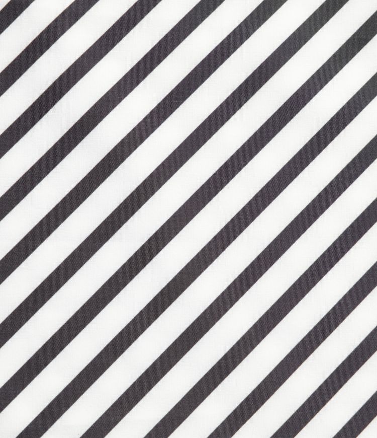 Lässiger, fließender Maxirock mit hohem Bund, Seitentaschen und Streifen