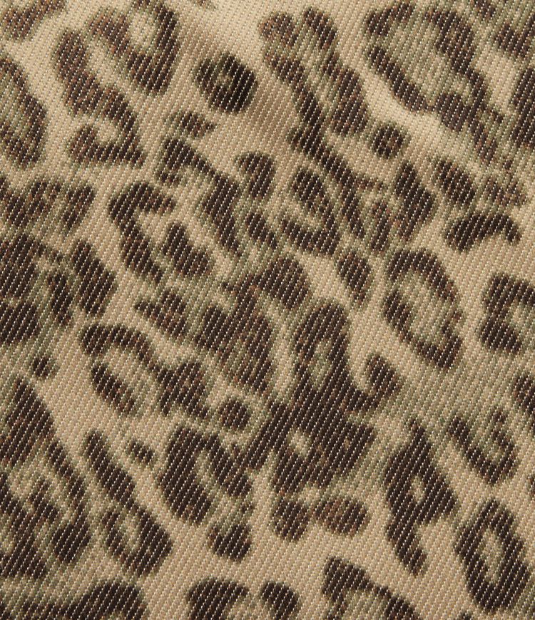 Veste casual imprimé léopard manches longues avec zip et poches