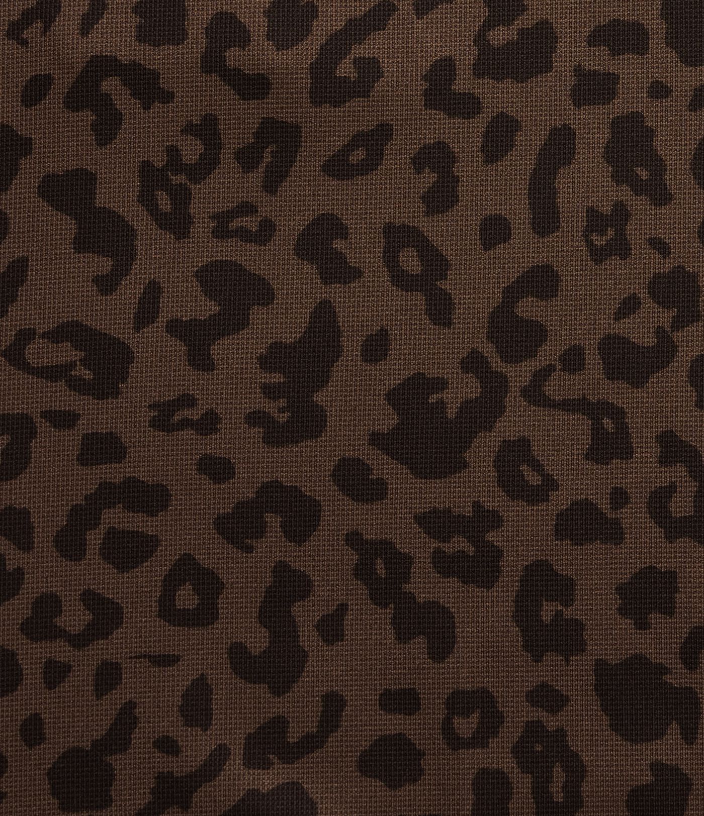 High Waisted Drawstring Wide Leg Leopard Print Waffle Casual Pants with Pockets
