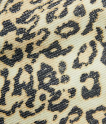 Square Neck Leopard Print Mini Casual Dress with Pockets