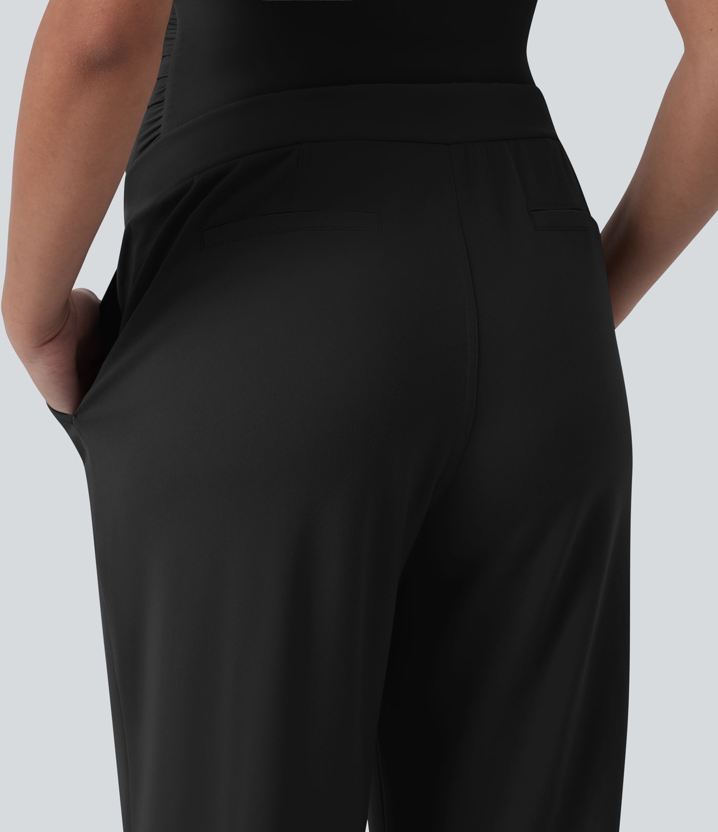 Halara Flex™ DayStretch Super High Waisted Straight Leg Work Maternity Pants with Pockets