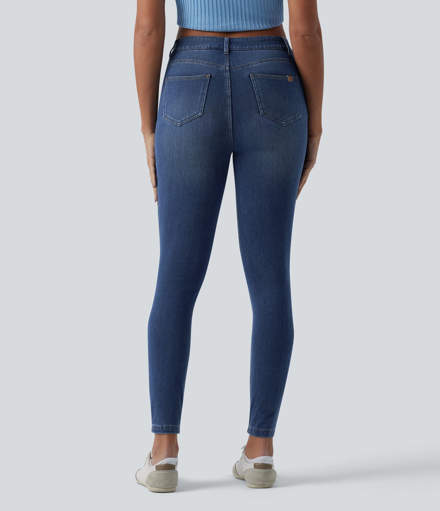 Halara Flex™ Mid Rise Casual Skinny Jeans with Pockets