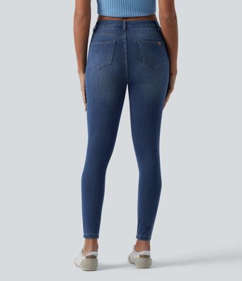 Halara Flex™ Mid Rise Casual Skinny Jeans with Pockets