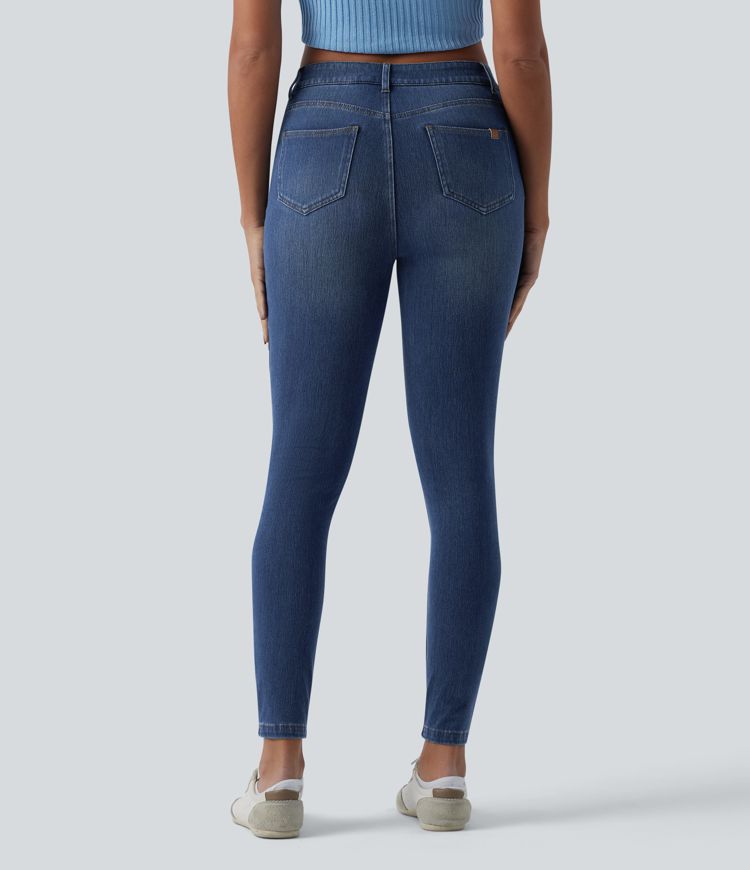 Halara Flex™ Mid Rise Casual Skinny Jeans with Pockets