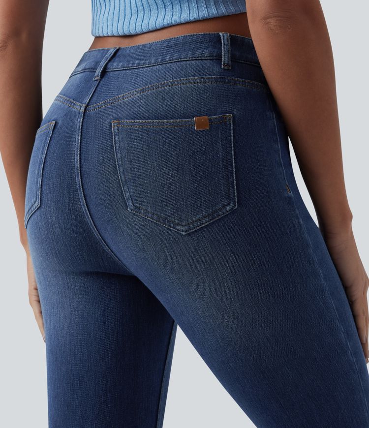 Halara Flex™ Mid Rise Casual Skinny Jeans with Pockets