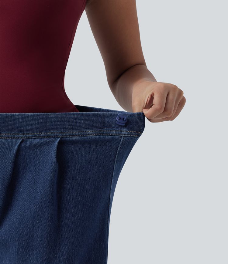 Halara Flex™ Jean large de grossesse taille haute avec poches