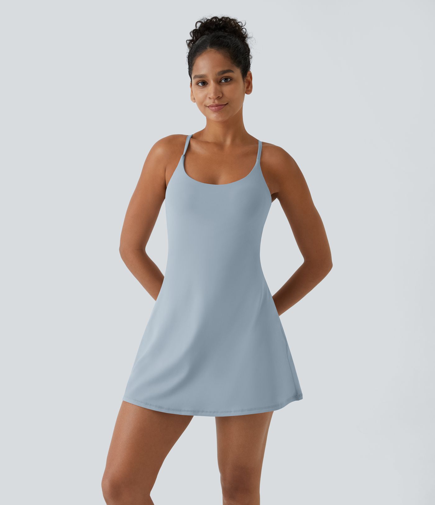 SoftlyZero™ Plush Backless Active Dress-Easy Peezy Edition