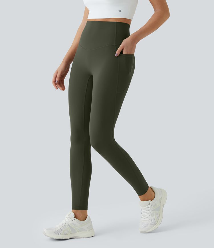 Legging d'entraînement gainant taille haute avec poches Halara UltraSculpt™