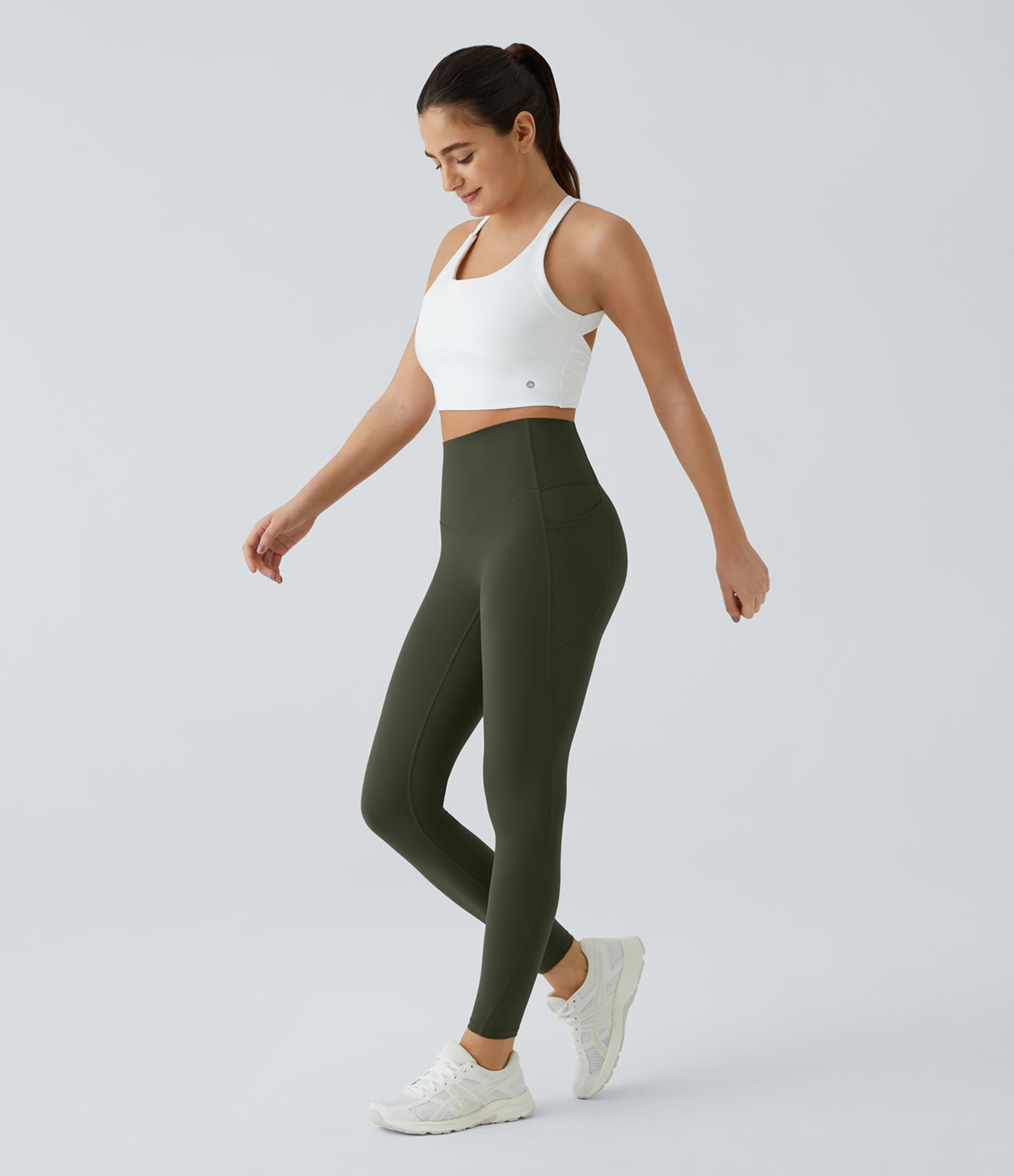 Legging d'entraînement gainant taille haute avec poches Halara UltraSculpt™
