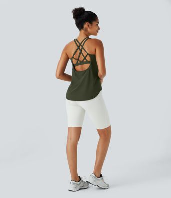 Halara UltraSculpt™ Round Neck Curved Hem Workout Tank Top Halara UltraSculpt™ Round Neck Curved Hem Workout Tank Top