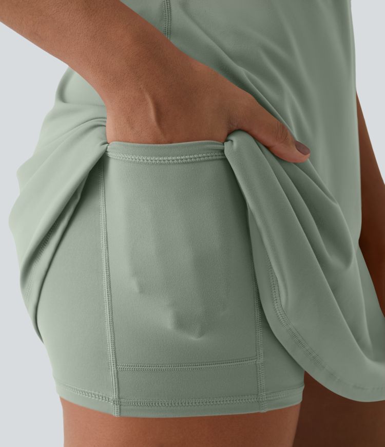 Softlyzero™ Plys Ryløs Aktiv Kjole - Easy Peezy Udgave