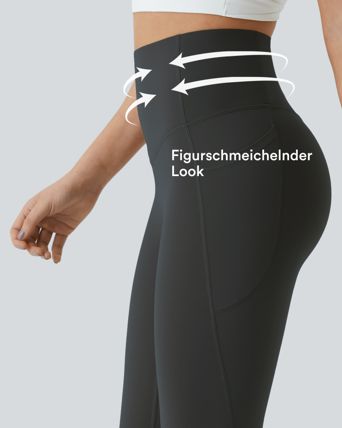 Halara UltraSculpt™ - Formende Workout-Leggings mit hohem Bund, Seitentaschen und Bauchkontrolle - Po-Lifting