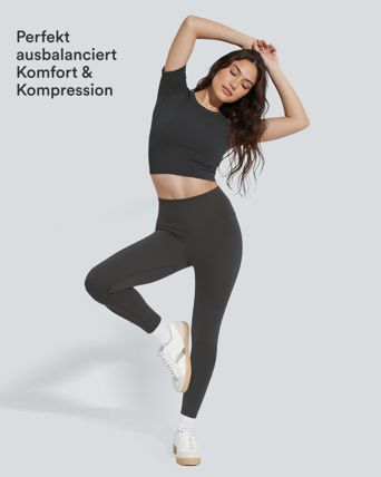 Halara UltraSculpt™ - Formende Workout-Leggings mit hohem Bund, Seitentaschen und Bauchkontrolle - Po-Lifting