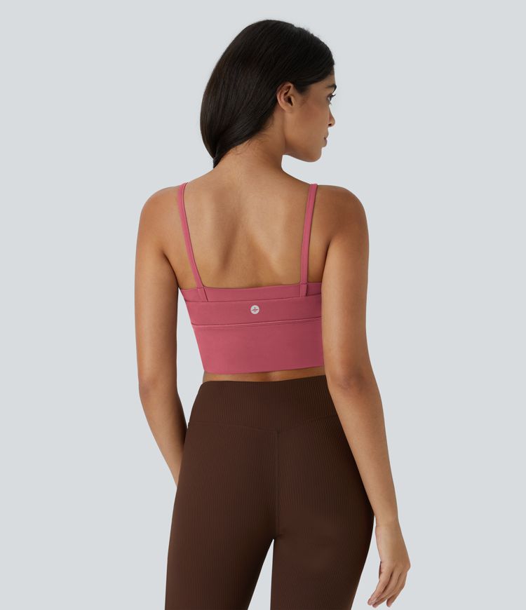 Begonia Rouge SoftlyZero™ - Yoga-Sport-BH mit niedrigem Support und V-Ausschnitt - A-D Cups, UPF50+ / 2