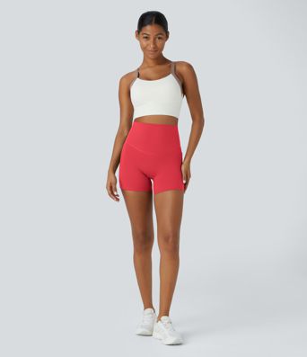 Halara UltraSculpt™ High Waisted Tummy Control Side Pocket Shaping Training Biker Shorts 5''