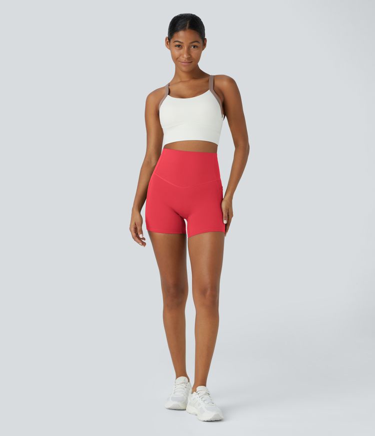 Halara UltraSculpt™ - Shaping workout leggings with a high waist, side pockets and tummy control - 12.7 cm