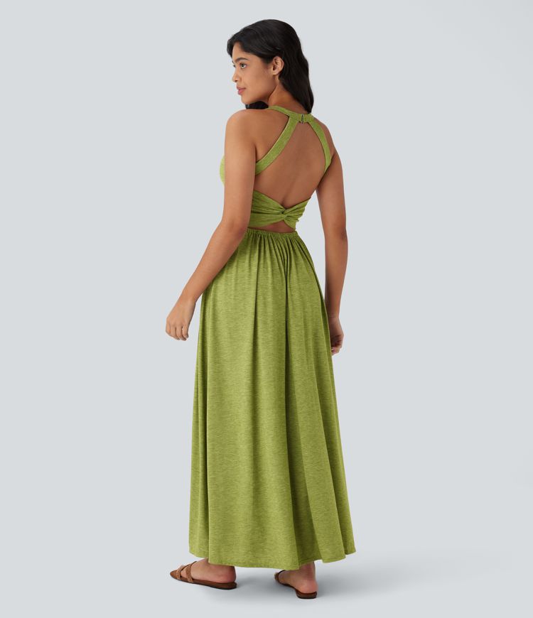 Pocket Flowy Maxi Dress