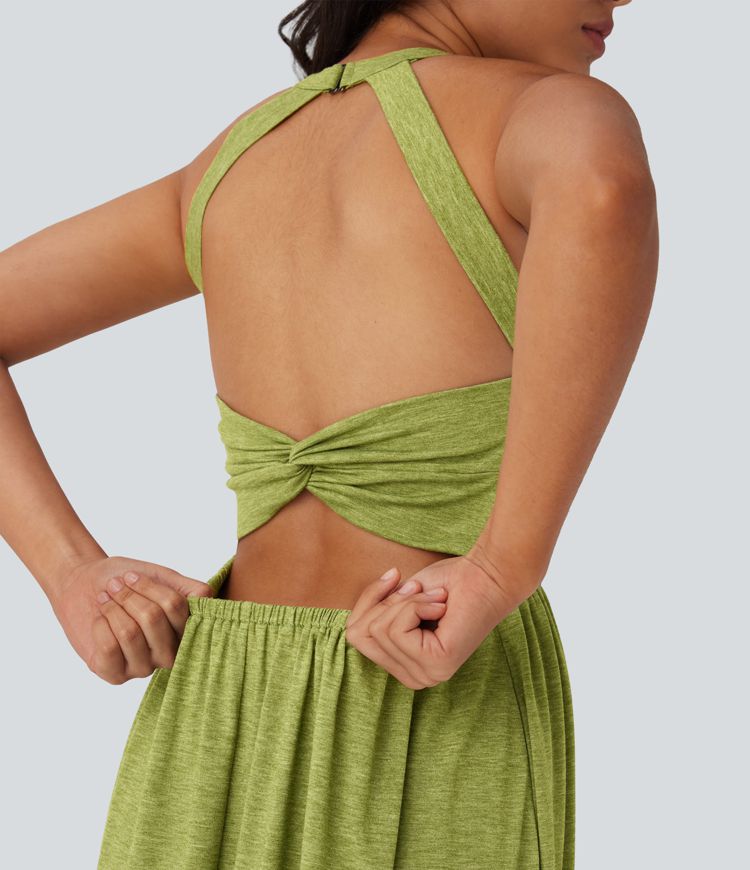 Pocket Flowy Maxi Dress