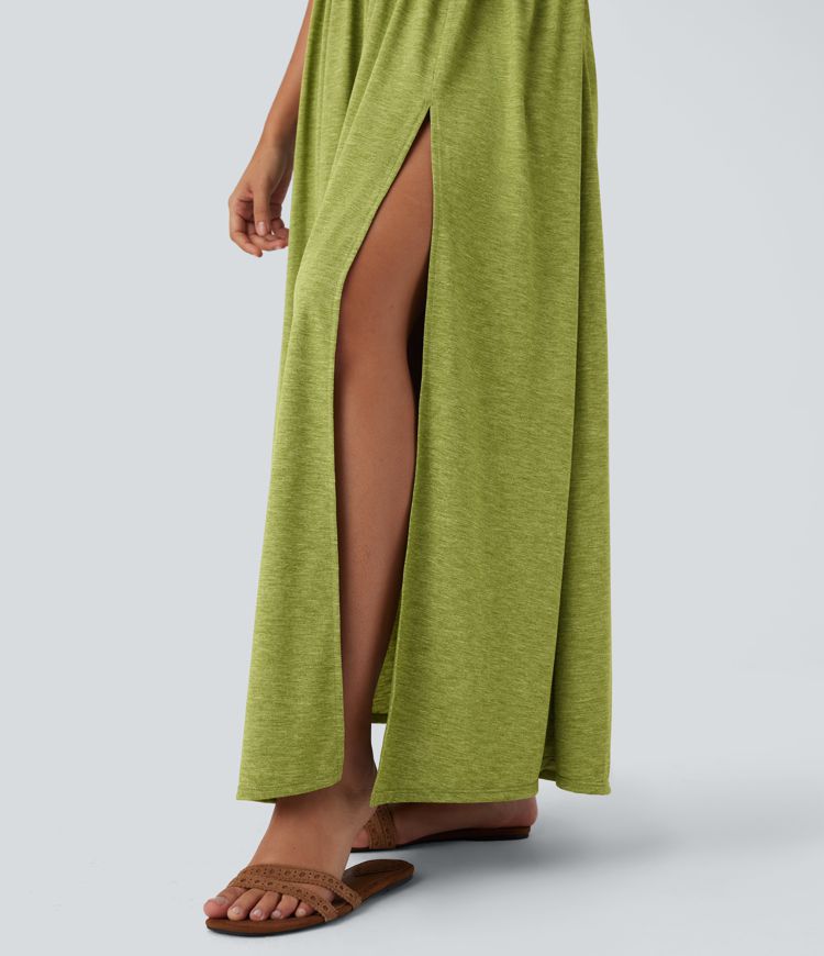 Pocket Flowy Maxi Dress