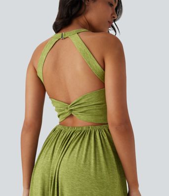 Pocket Flowy Maxi Dress