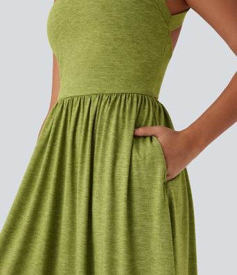 Pocket Flowy Maxi Dress