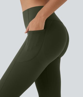 Halara UltraSculpt™ High Waisted Scrunch Butt Lifting Tummy Control Pocket Shaping Capri Training Leggings