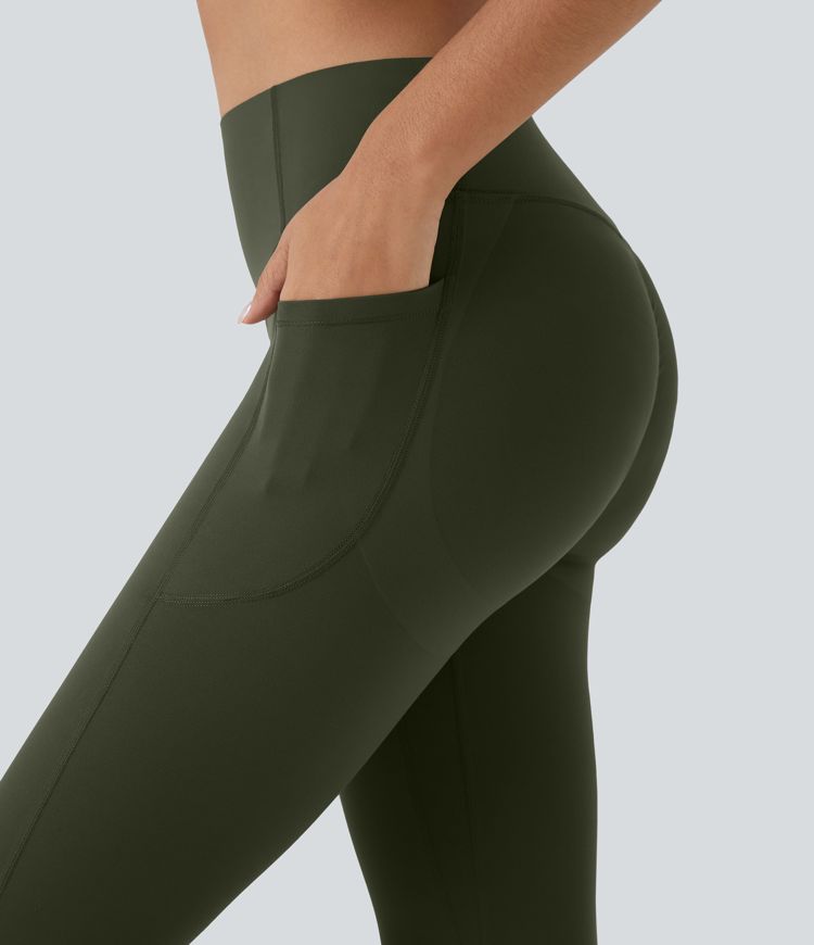 Halara UltraSculpt™ High Waisted Scrunch Butt Lifting Tummy Control Pocket Shaping Capri Training Leggings