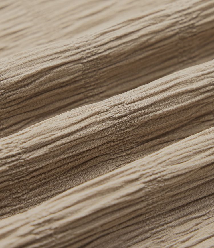 Wir sind verantwortlich für Resort-Hosen mit mittlerer Bundhöhe, strukturierter Oberfläche, Tunnelzug und Taschen