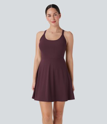 Flare Low Support Dance Active Dress-Longer Length-Easy Peezy Edition DD-F Cups