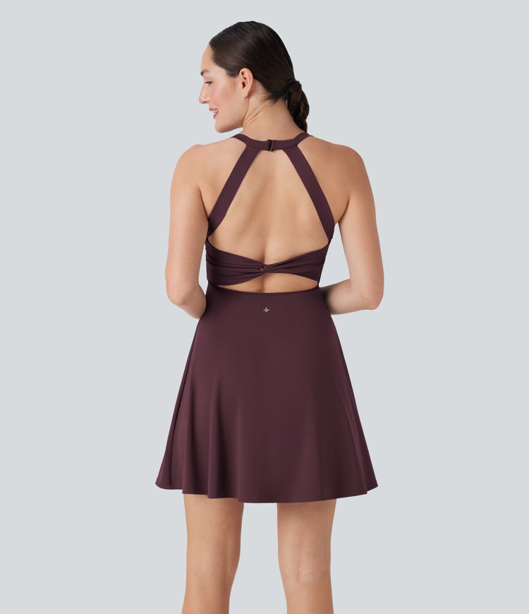 Flare Low Support Dance Active Dress-Longer Length-Easy Peezy Edition DD-F Cups