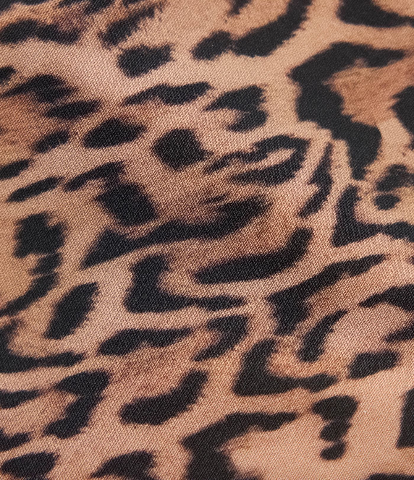 High Waisted 2-in-1 Leopard Print Running Shorts 3'' with Pocket