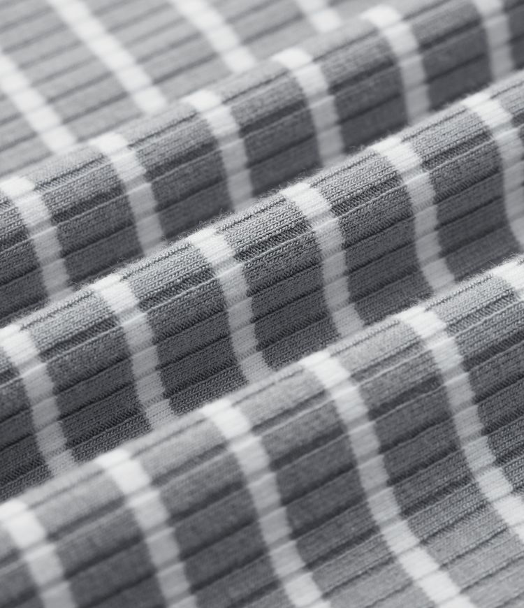 Robe décontractée midi rayée avec brassière intégrée cordon de serrage et poches