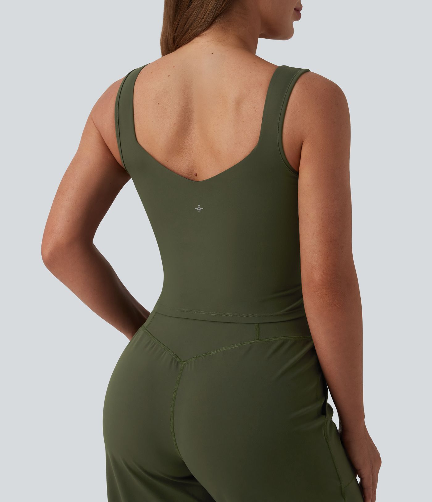 Halara UltraSculpt™ - Yoga-Jumpsuit mit Seitentaschen und geradem Bein - Easy Peezy Edition