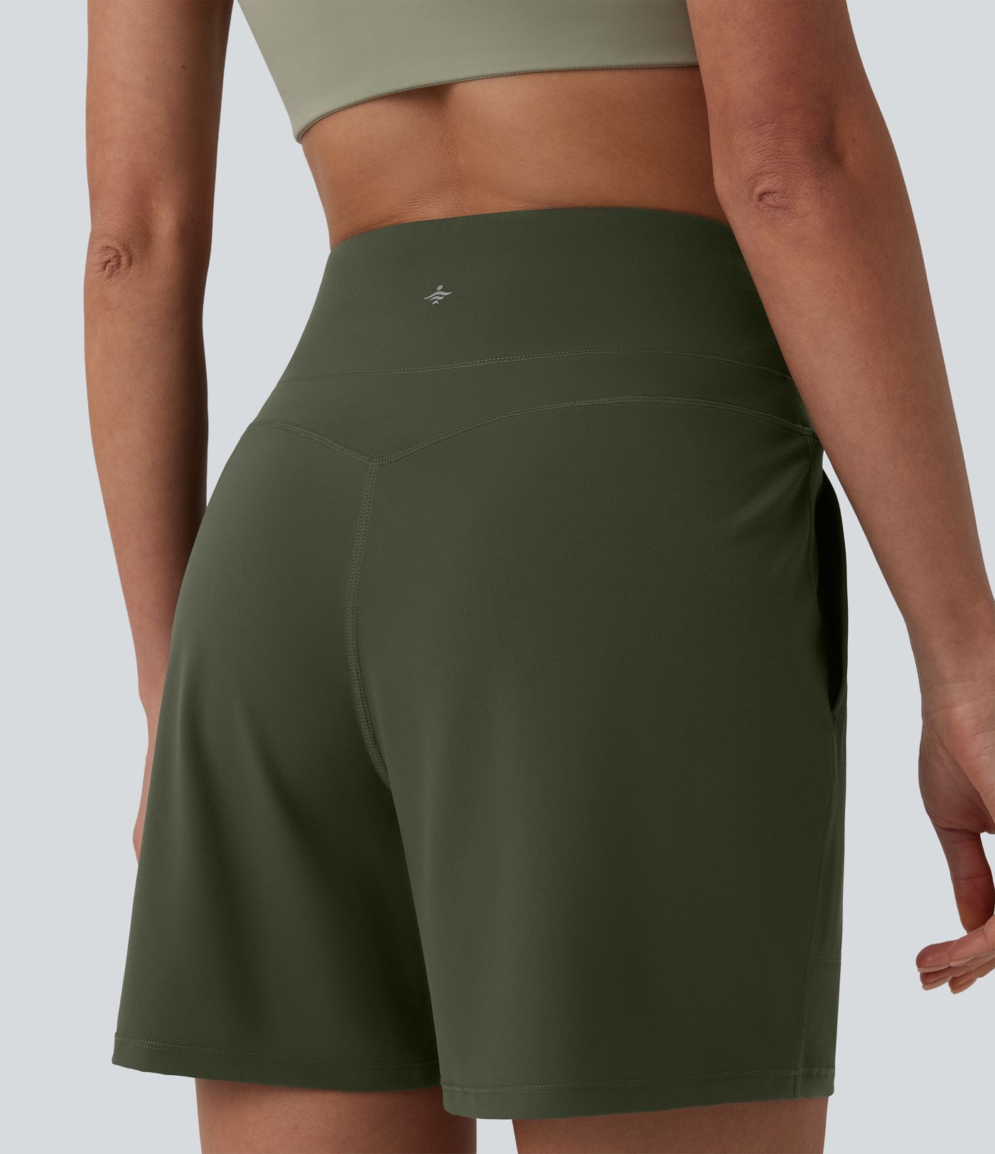 Halara UltraSculpt™ Short yoga gainant taille haute 12,5 cm avec poches