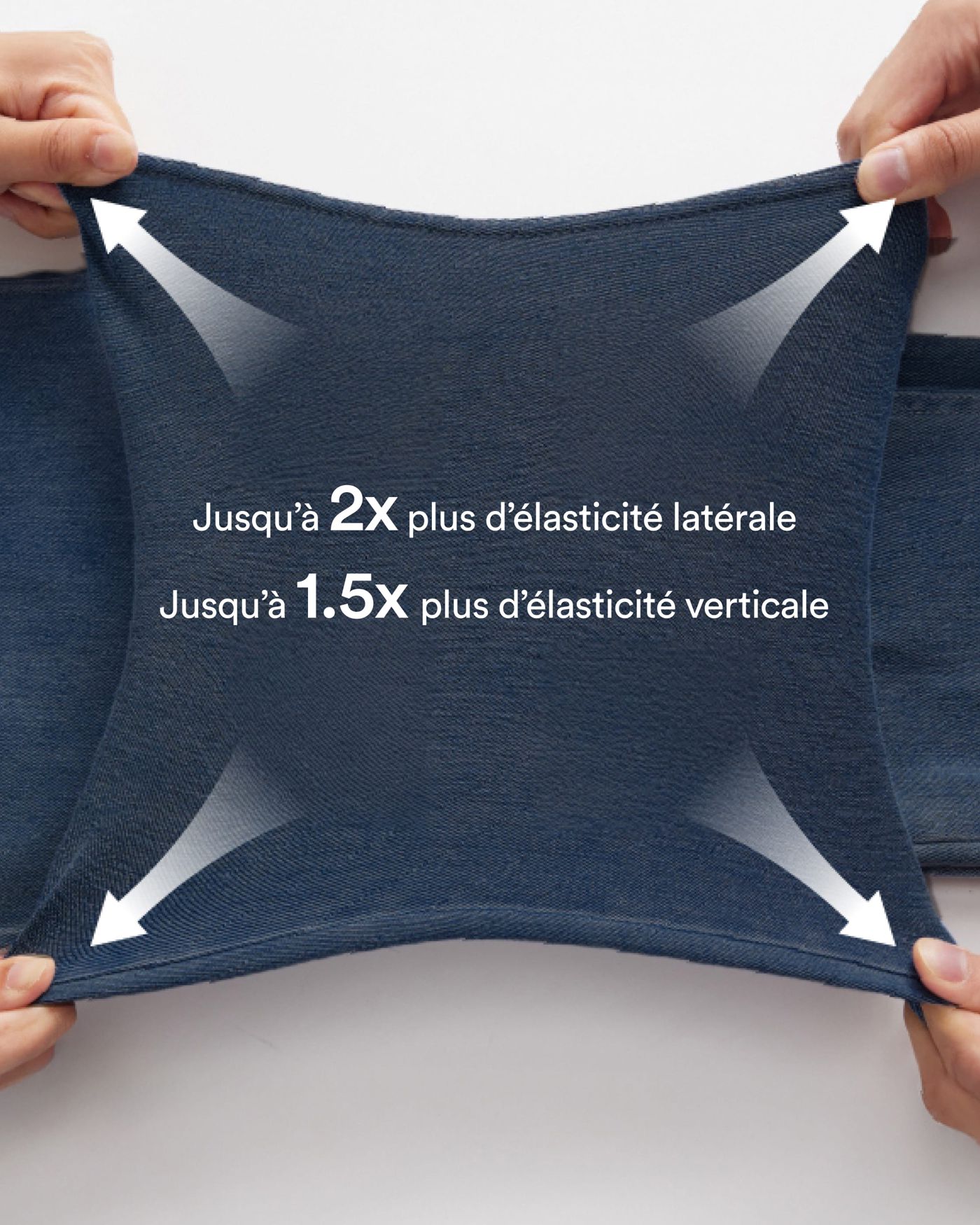 Halara Flex™ - Jean Ultra Evasé Tricot Extensible Lavé Poches Croisées Taille Haute