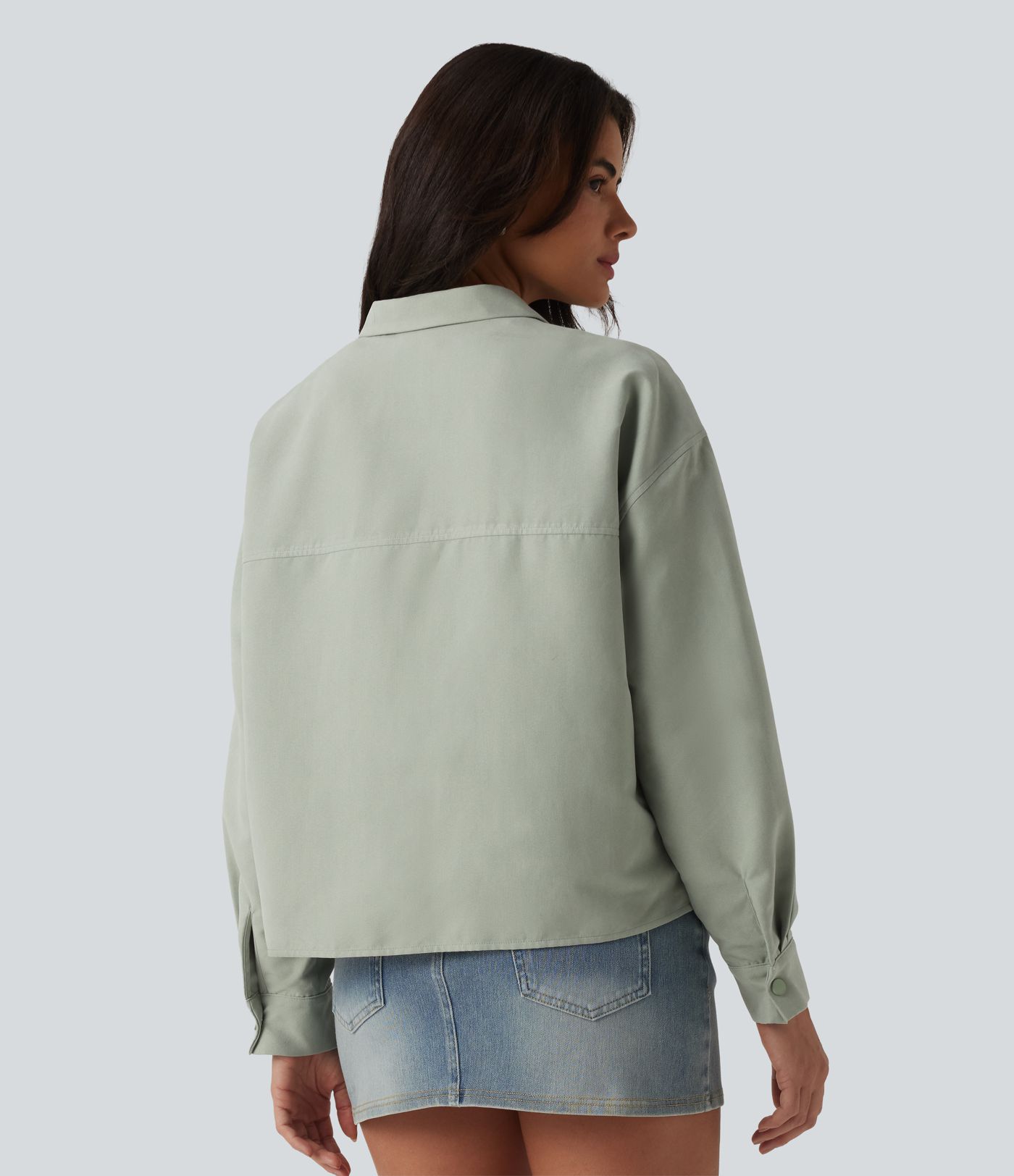 Long Sleeve Casual Jacket with Pockets