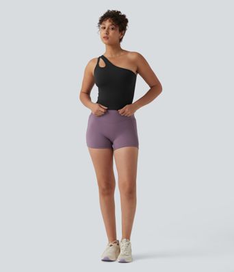 Débardeur yoga asymétrique OneForm Seamless Flow avec brassière intégrée Débardeur yoga asymétrique OneForm Seamless Flow avec brassière intégrée