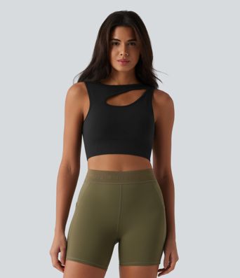 OneForm Seamless Flow Cut-Out Built-in Bra Yoga Tank Top