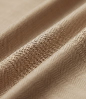 Pantalon décontracté en lin mélangé, taille haute, poches latérales, cordon de serrage et jambes larges