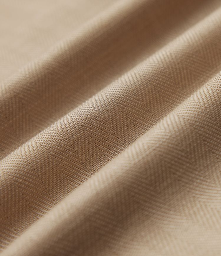 Pantalon décontracté en lin mélangé, taille haute, poches latérales, cordon de serrage et jambes larges